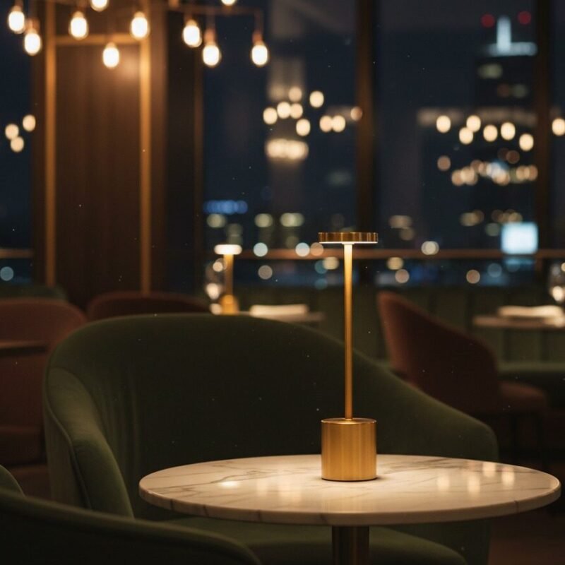 modern dimmable led table lamp