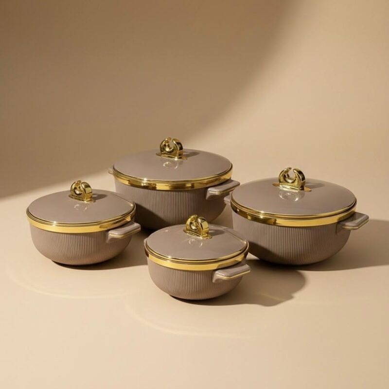 classic hot pot 4pcs set warm grey