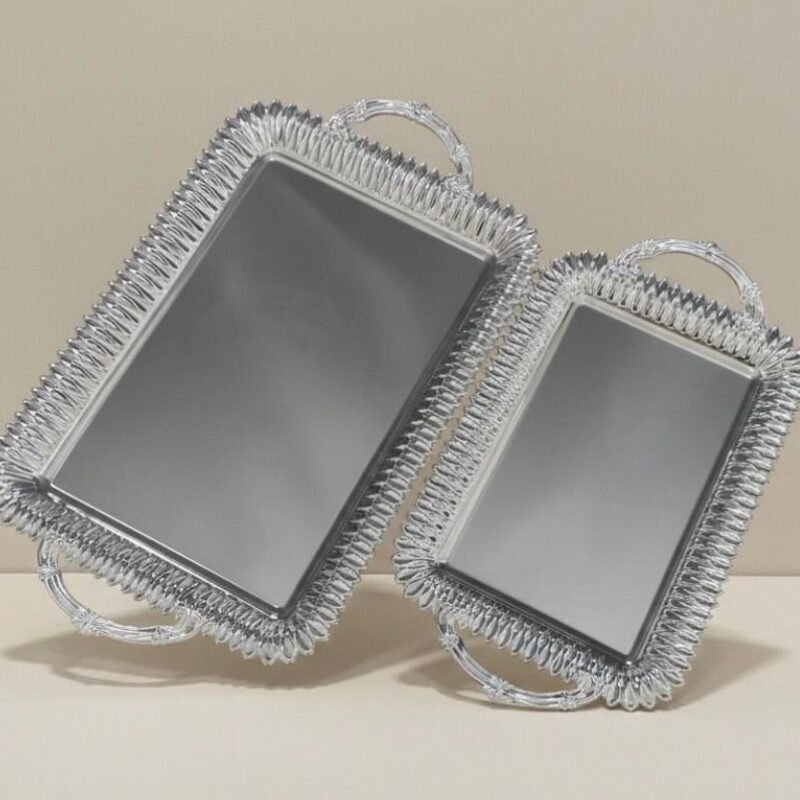 elegant modern serving tray 2pcs