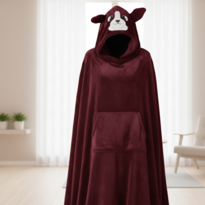 wearable blanket teddy bear