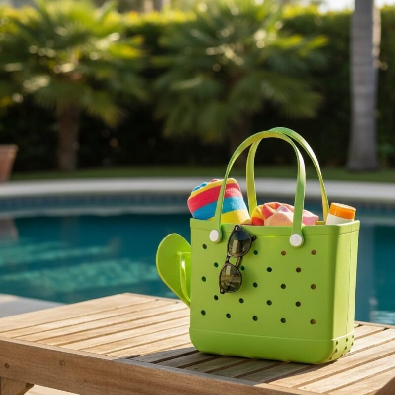 summer basket green