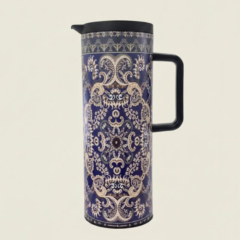 1l thermos modern design/blue color