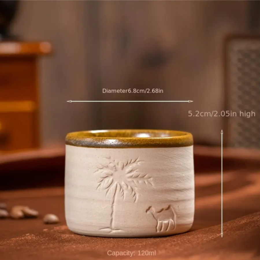 ceramic coffee cup arabic style 120 ml