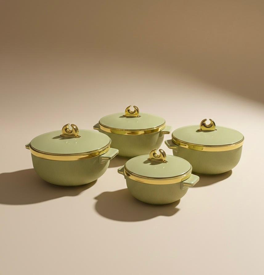 classic hot pot 4pcs set sage green