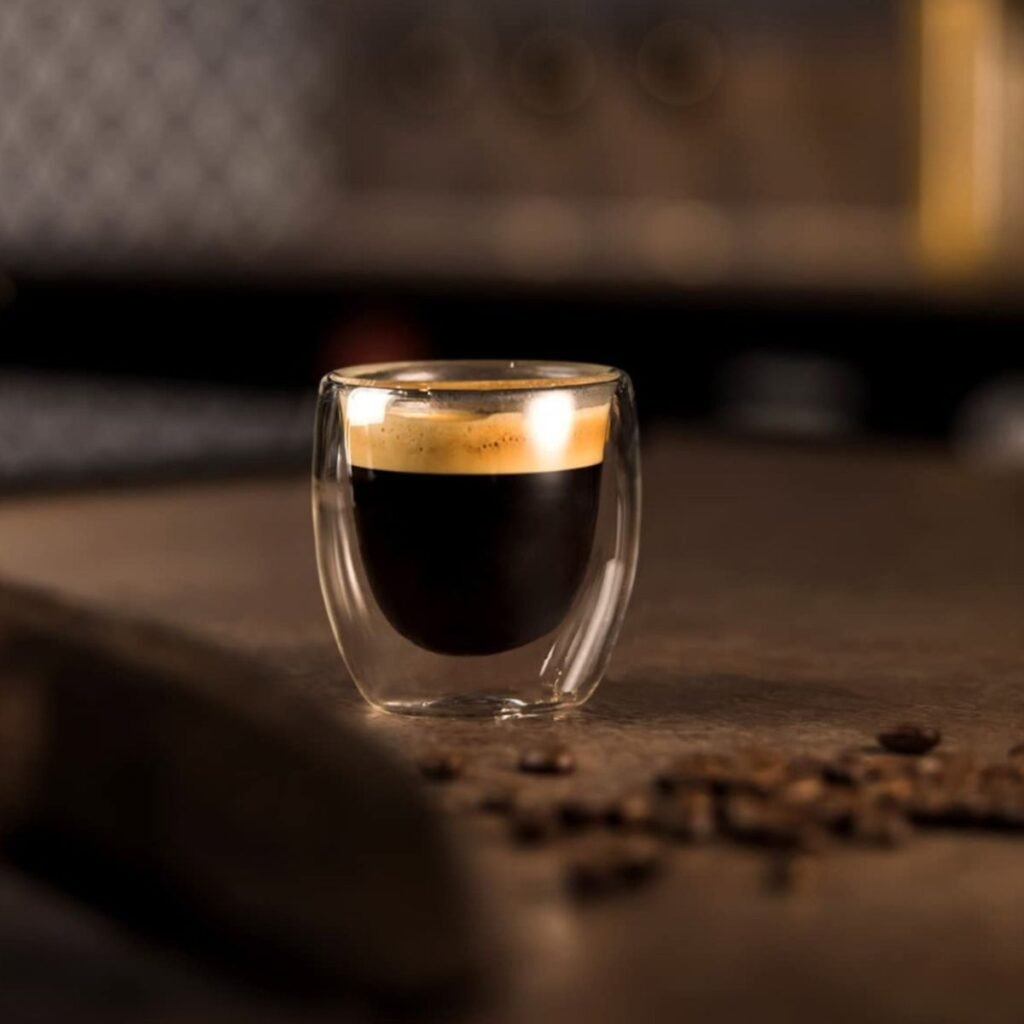 espresso glass cups 80ml (without handle)