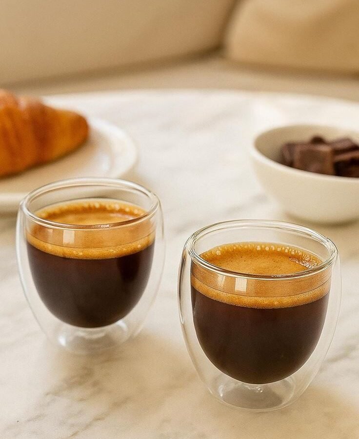 latte glass cup 200ml