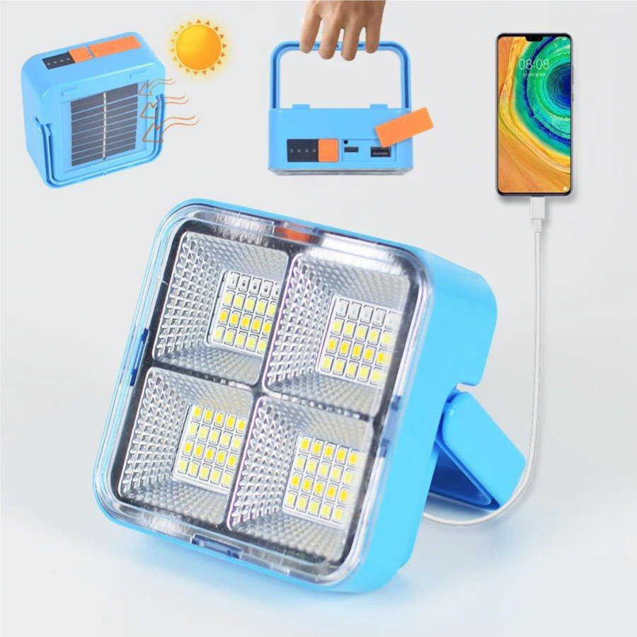 solar led light (blue) – 100w