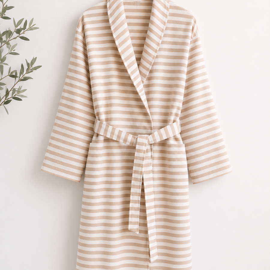 akasya cotton bathrobe (beige)