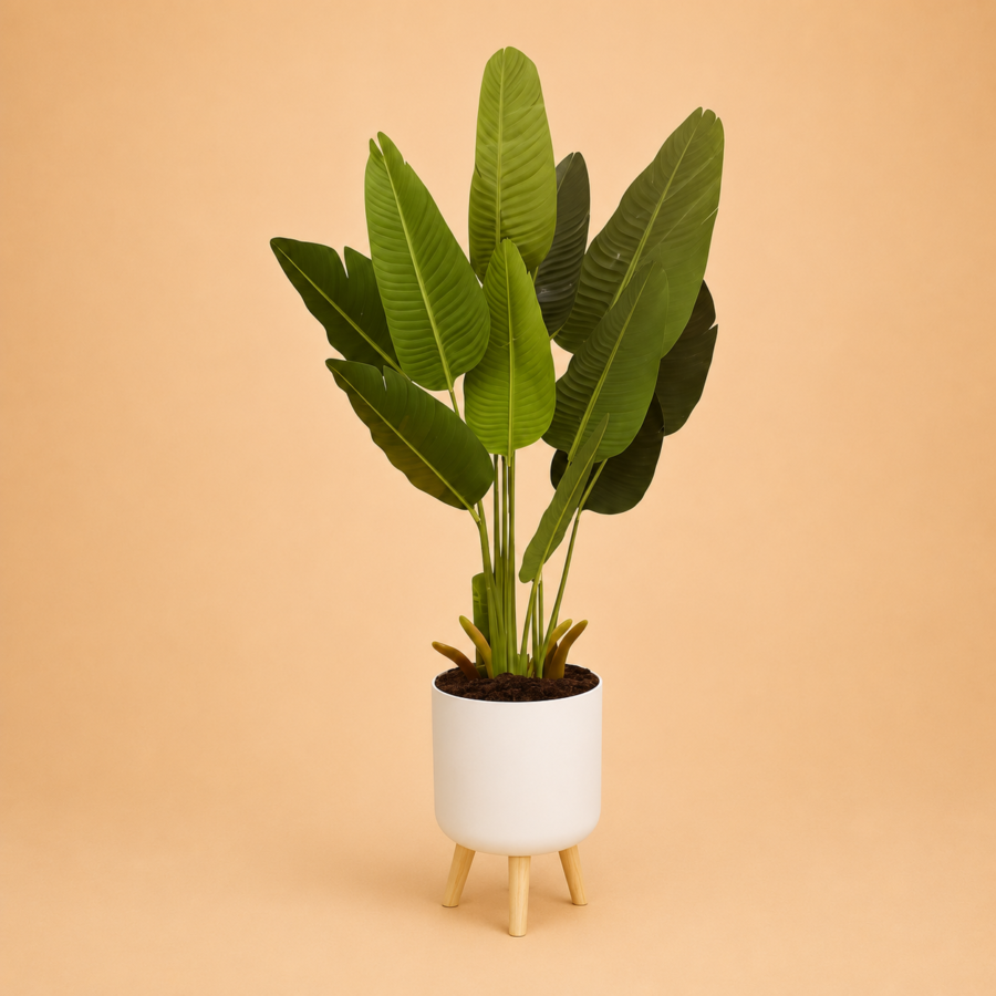 round floor planter