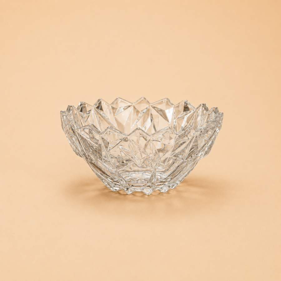 glass serving bowl