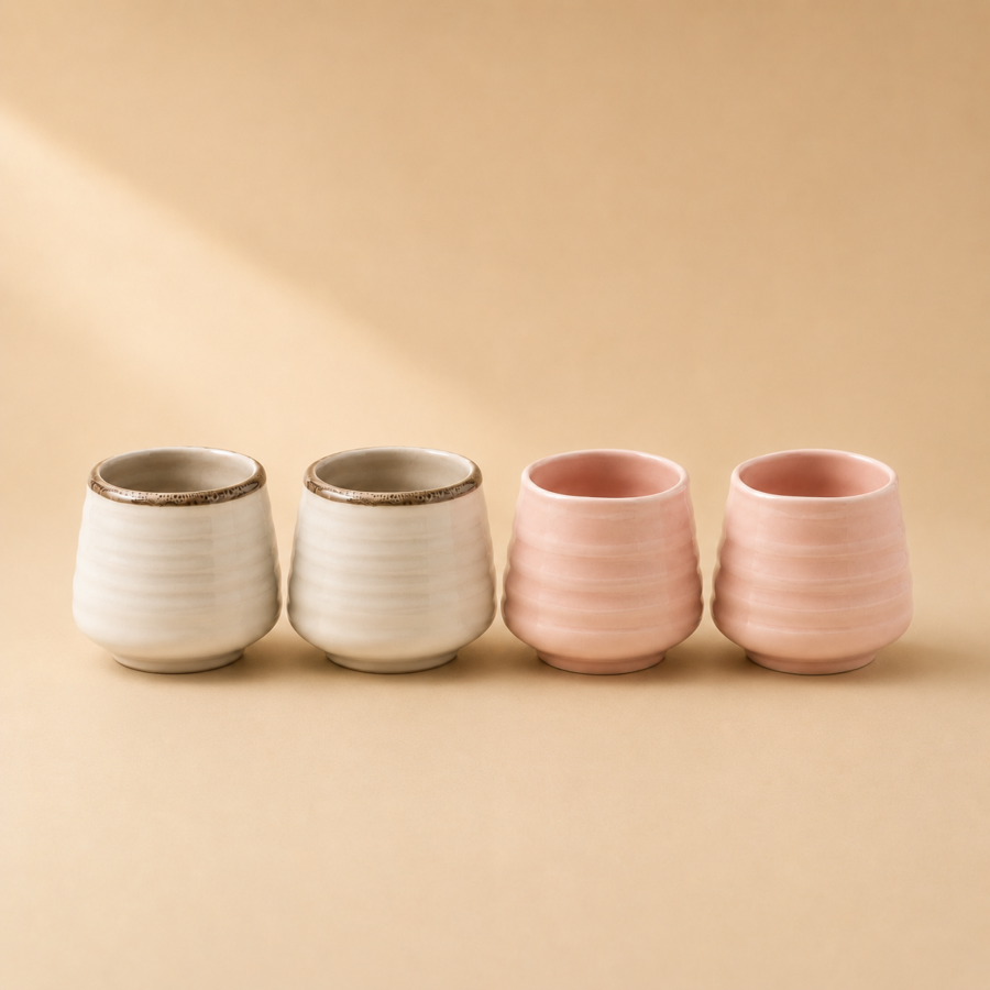 2pcs 160ml ceramic cups