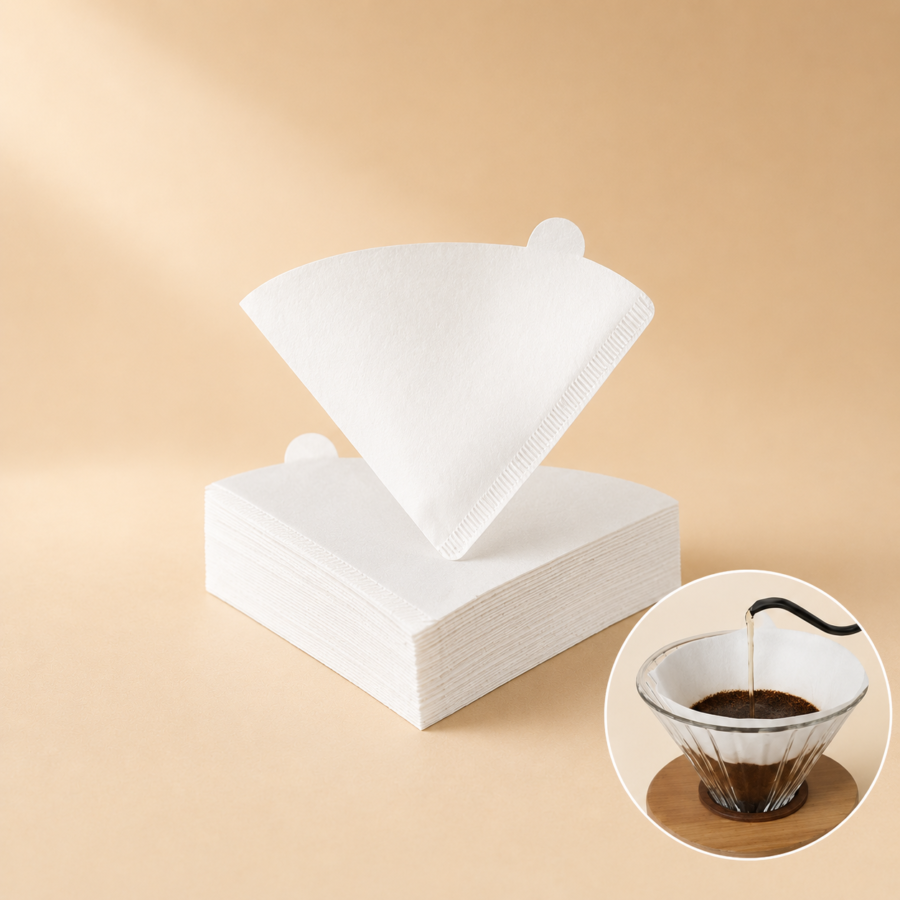 v60 coffee filter paper (white)