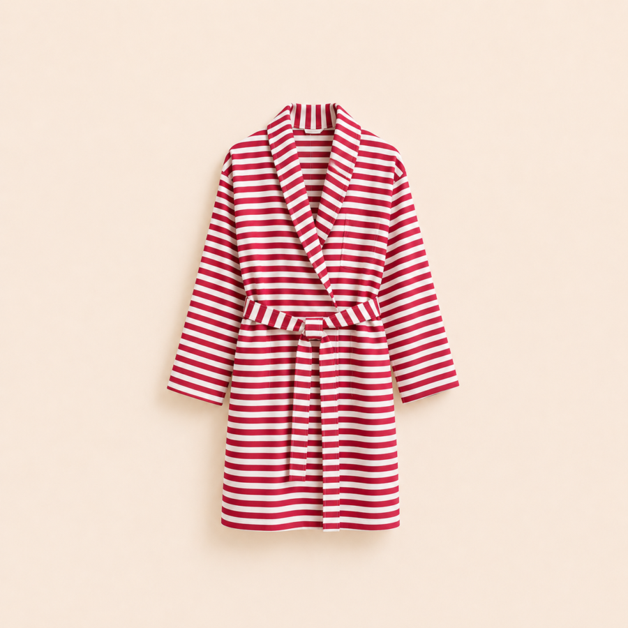 a cotton beach bathrobe 1 (pink)