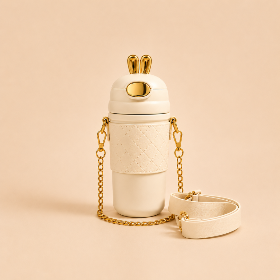 portable water bottle with strap