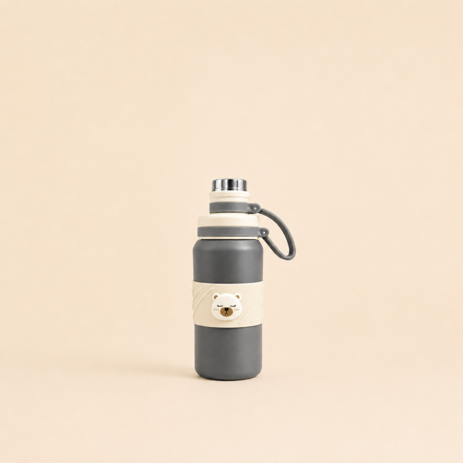 cartoon bear vacuum bottle