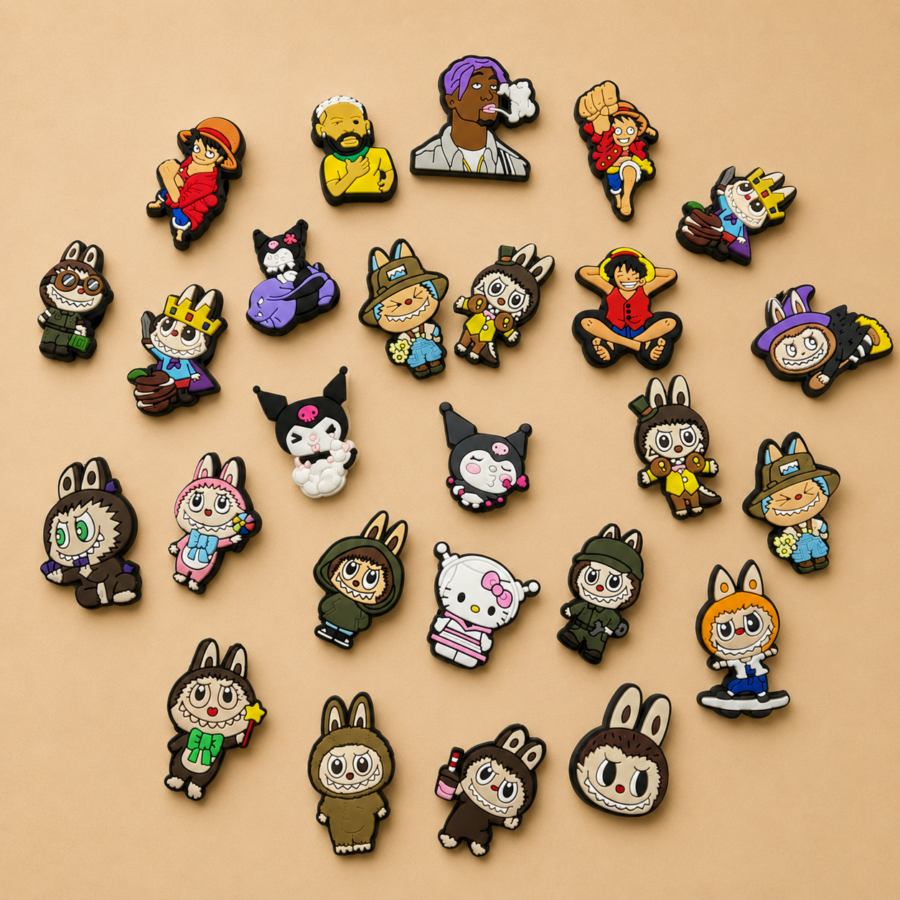 crocs charms set of mixed 10 pcs