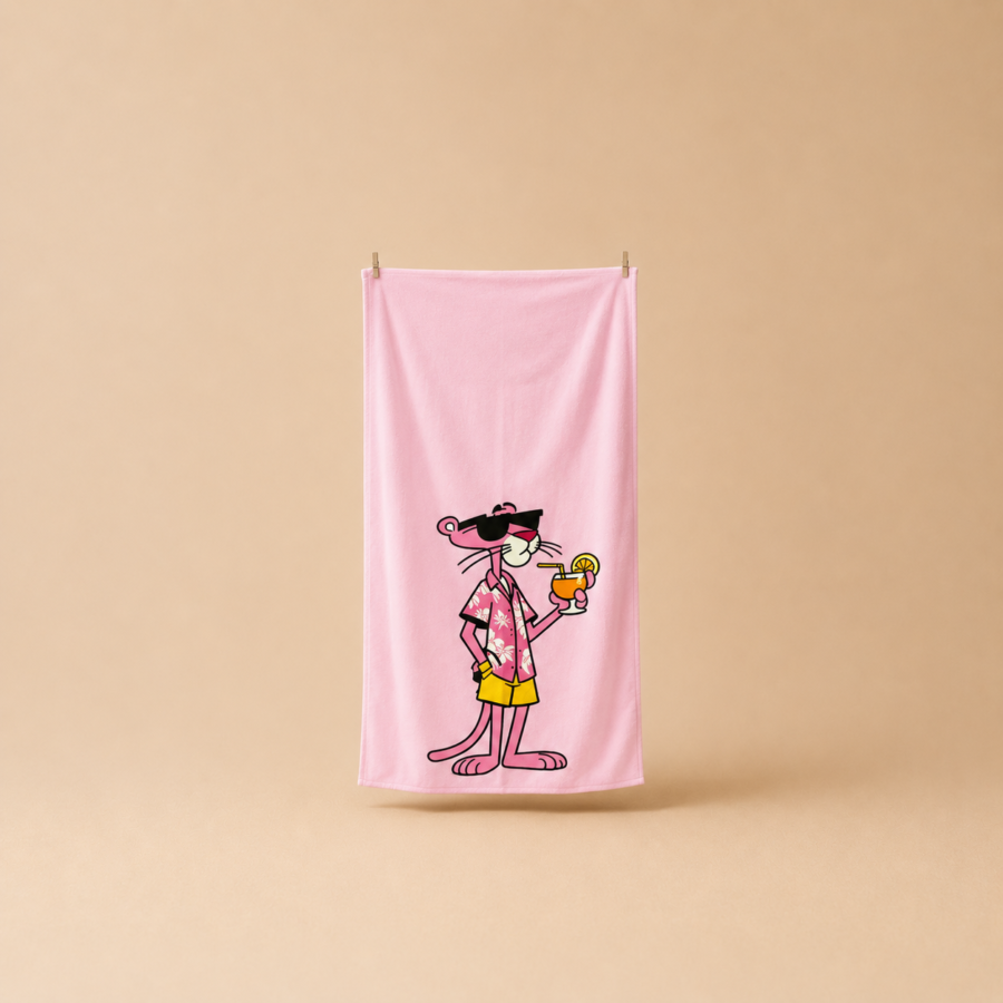 pink panther beach towel 2