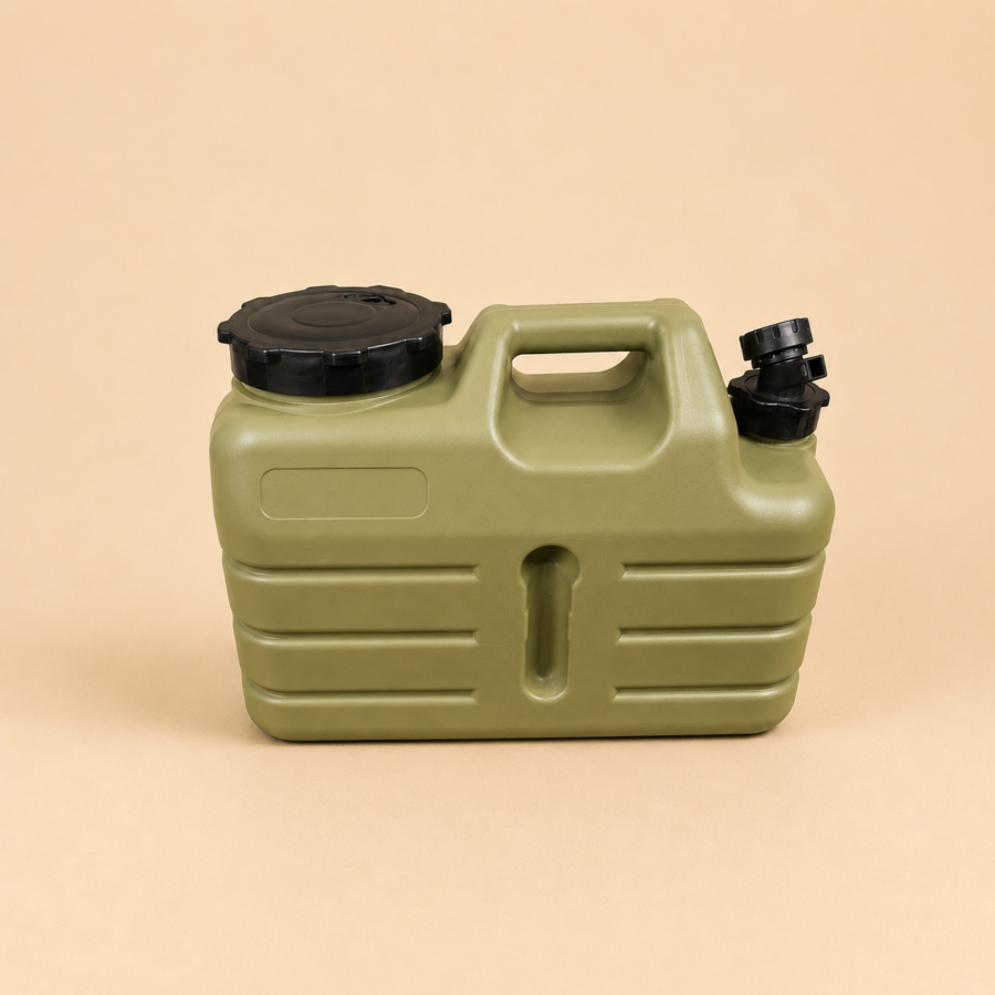 plastic water can