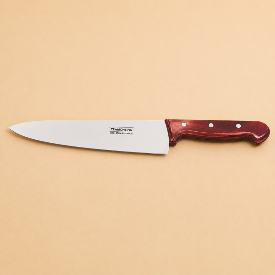 tramontina polywood cooks knife "7"