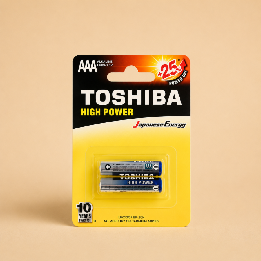toshiba battery aaa 2pcs