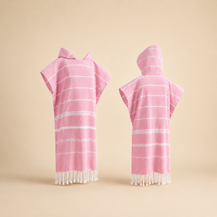 wearable beach towel (pink)