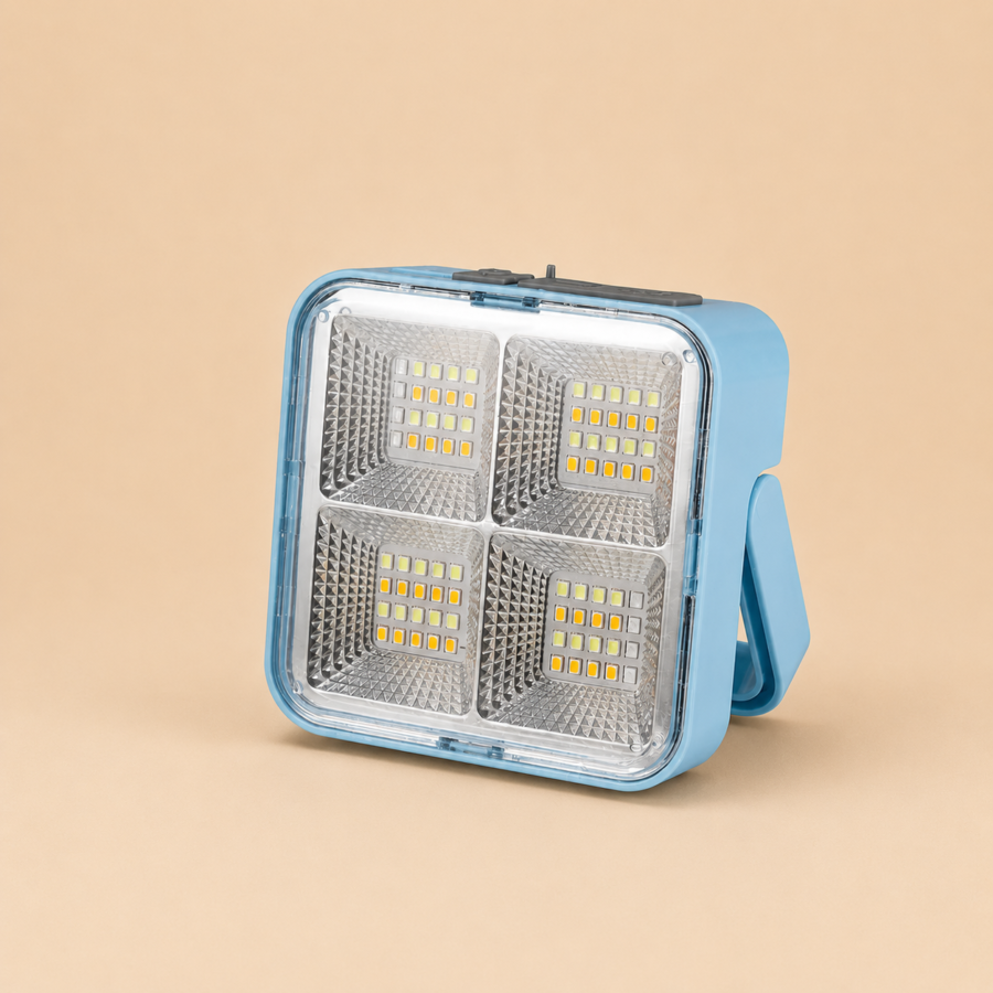 solar led light (blue) – 100w