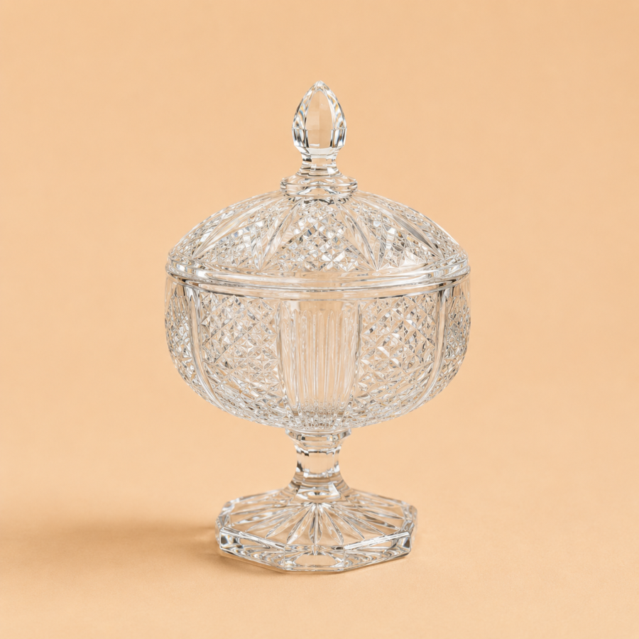 glass serving bowl stand 2