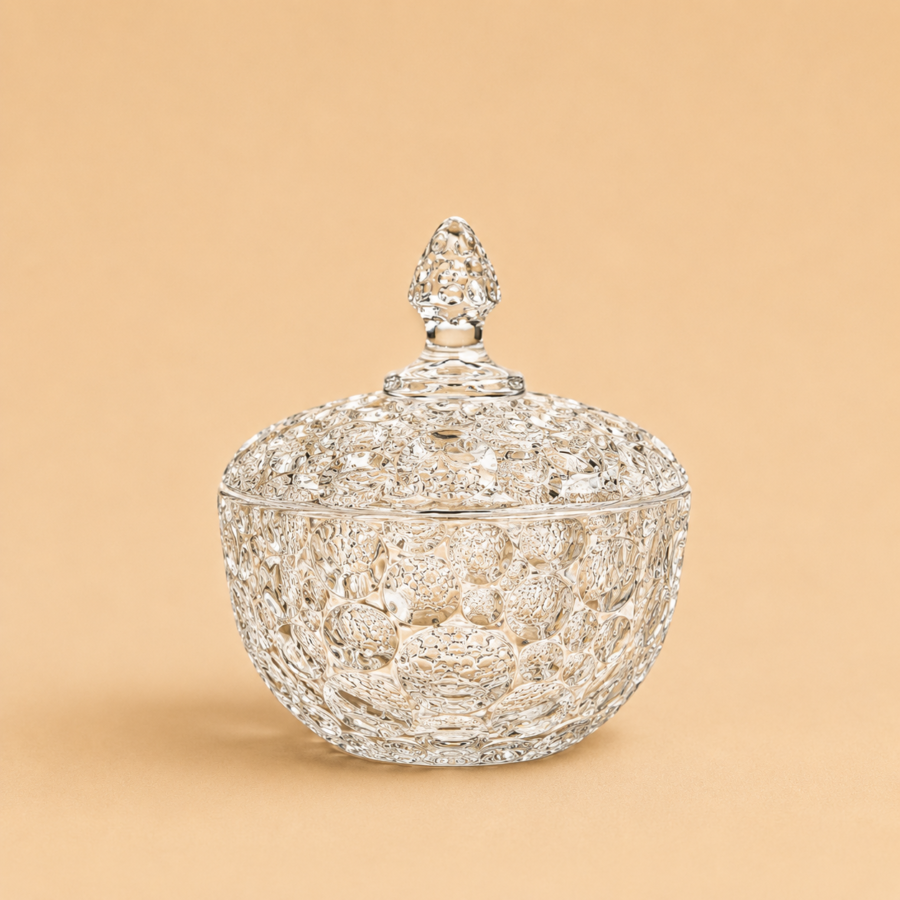 glass serving bowl stand 5