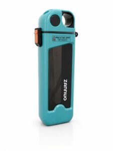 insulated water bottle aqua blue