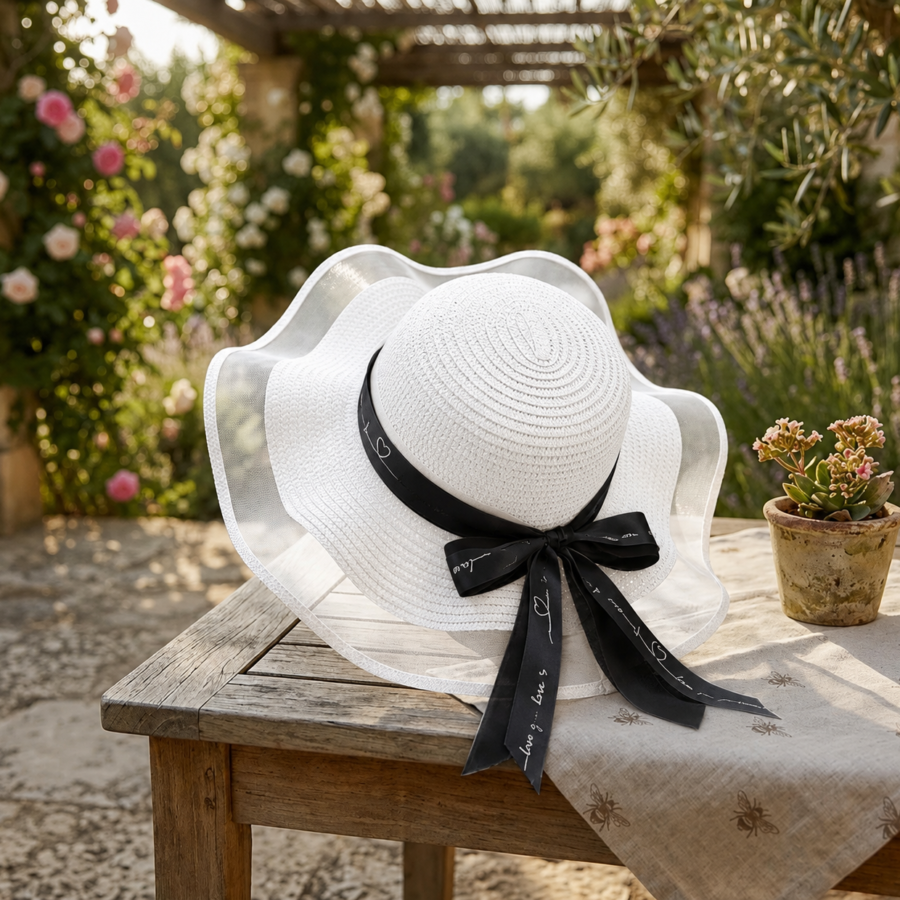 beach hat (white)