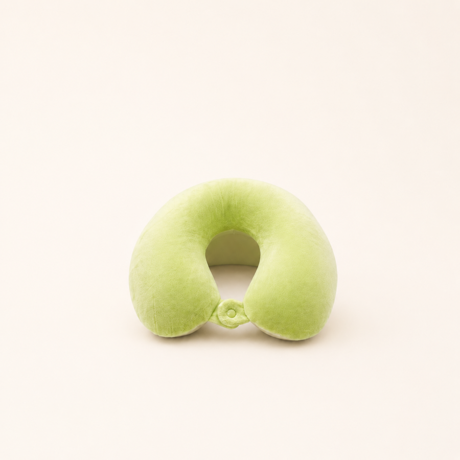 soft travel pillow (green)