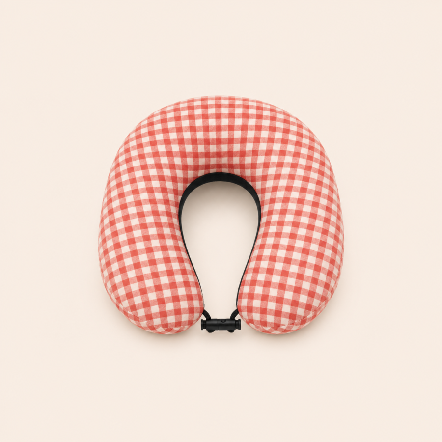 soft travel pillow (dusty pink)