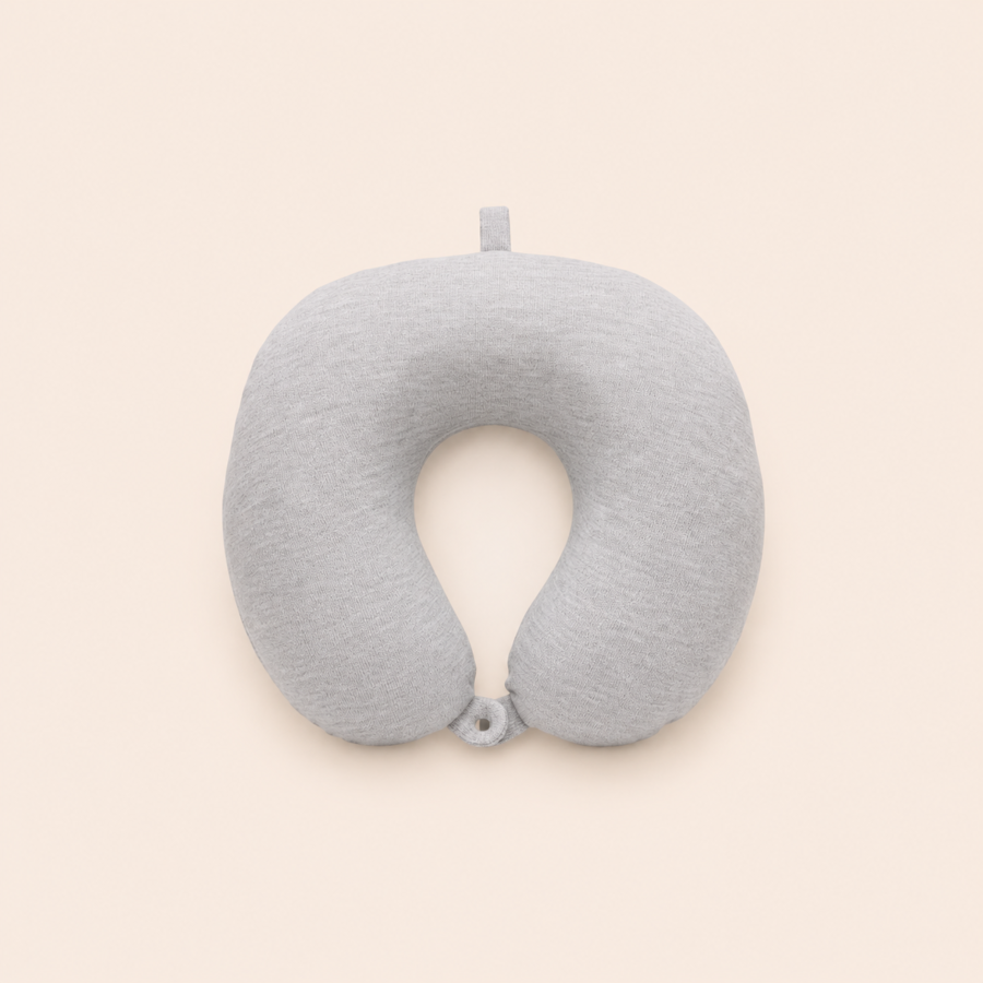 soft travel pillow (gray)