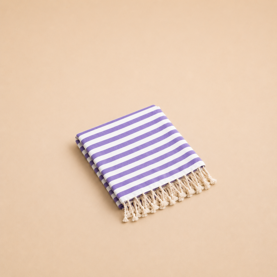 a cotton beach towel 1 purple