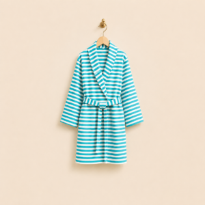 a cotton beach bathrobe 1 (turquoise)