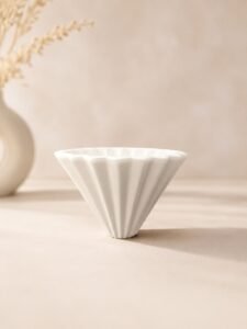 Home ceramic origami coffee dripper black (copy)